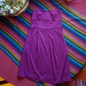 Silence and noise strapless dress